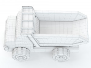 Toy Car Truck Large tip truck Modelo 3D