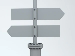 Railway Barrier 3D Model