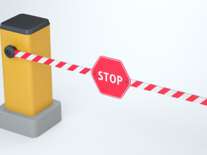 Parking Car Barrier Modelo 3D