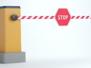 Parking Car Barrier 3D 模型