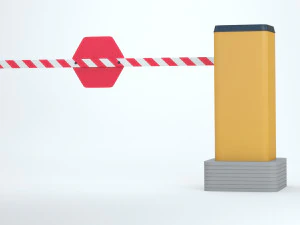 Parking Car Barrier 3D Model