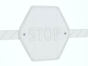 Parking Car Barrier 3D 模型