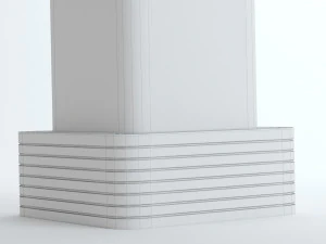 Parking Car Barrier 3D Model