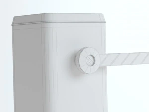 Parking Car Barrier 3D Model