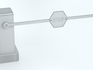 Parking Car Barrier 3D 模型