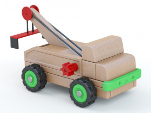 Toy Car Truck Large EVACUATOR 3D Model