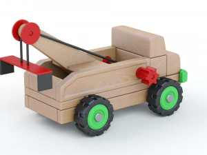 Toy Car Truck Large EVACUATOR 3D Model