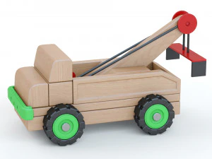 Toy Car Truck Large EVACUATOR 3D Model