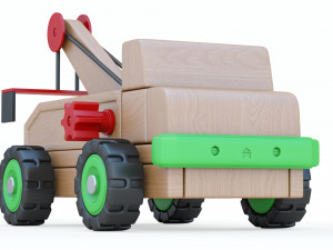 Toy Car Truck Large EVACUATOR 3D Модель