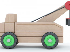 Toy Car Truck Large EVACUATOR 3D Model
