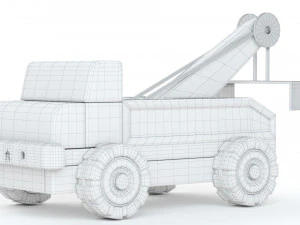 Toy Car Truck Large EVACUATOR 3D Model