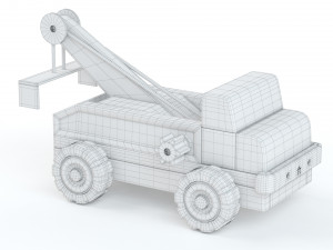 Toy Car Truck Large EVACUATOR 3D Модель