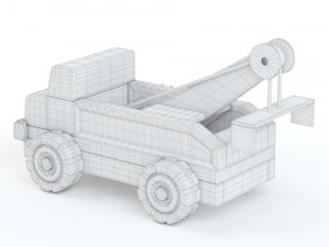 Toy Car Truck Large EVACUATOR 3D Модель