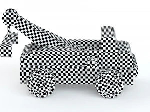 Toy Car Truck Large EVACUATOR 3D Model