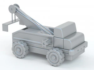 Toy Car Truck Large EVACUATOR 3D Model