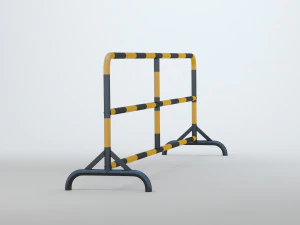 Road Barrier 3D Model
