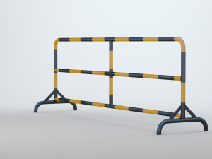 Road Barrier Model 3D