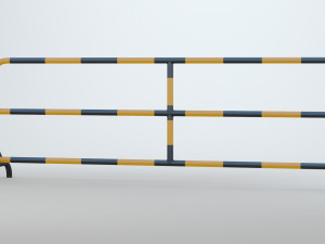 Road Barrier Model 3D