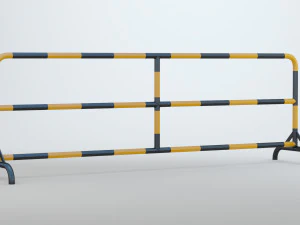 Road Barrier 3D Model