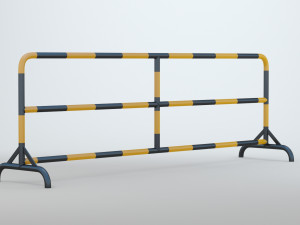 Road Barrier Model 3D