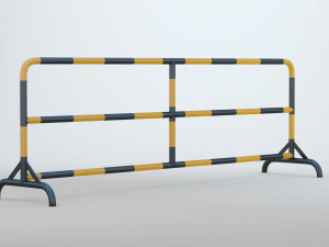 Road Barrier 3D Model