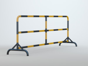 Road Barrier Model 3D