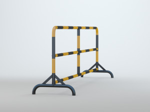 Road Barrier Model 3D