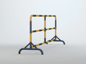 Road Barrier 3D Model