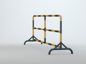 Road Barrier Model 3D