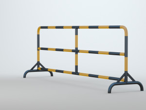 Road Barrier Model 3D