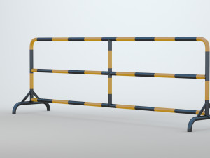 Road Barrier Model 3D
