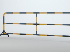 Road Barrier Model 3D