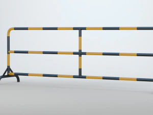 Road Barrier 3D Model