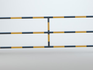 Road Barrier Model 3D