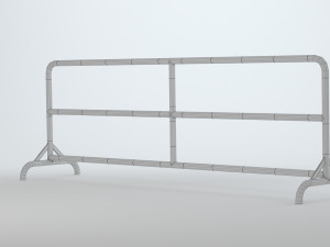 Road Barrier Model 3D
