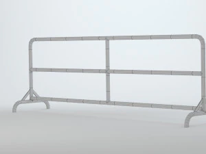 Road Barrier 3D Model