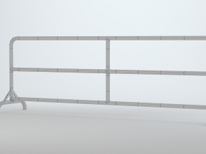 Road Barrier Model 3D