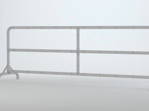 Road Barrier 3D Model