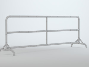 Road Barrier Model 3D