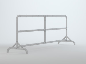 Road Barrier Model 3D