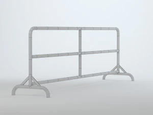 Road Barrier 3D Model