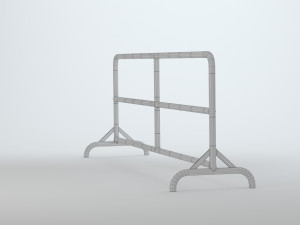 Road Barrier Model 3D
