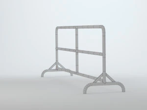 Road Barrier 3D Model