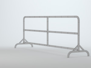 Road Barrier Model 3D