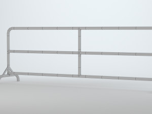 Road Barrier Model 3D