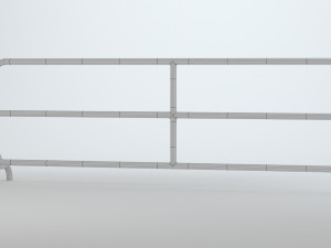 Road Barrier Model 3D