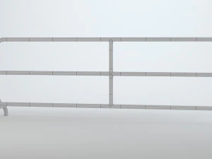 Road Barrier 3D Model
