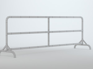 Road Barrier Model 3D