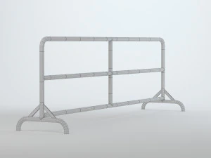 Road Barrier 3D Model
