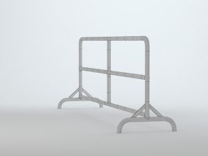 Road Barrier Model 3D